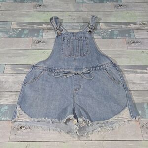 Denim Blvd Short Overalls sz Small